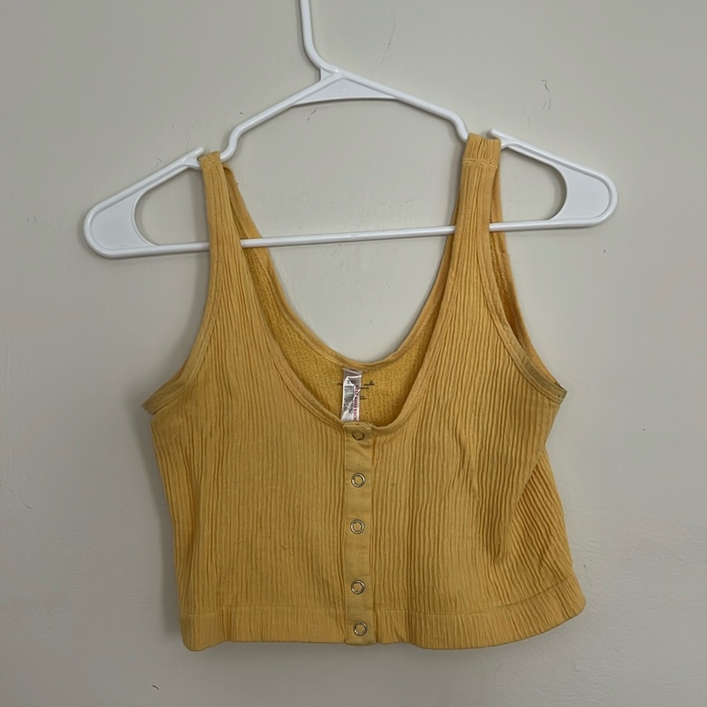 Urban Outfitters Yellow Tank Top